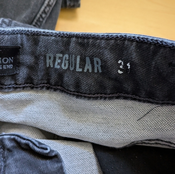 RAW Foundation Mile End Jeans Pants For Men Size 31 Gray Black Stretch Regular - Picture 8 of 12